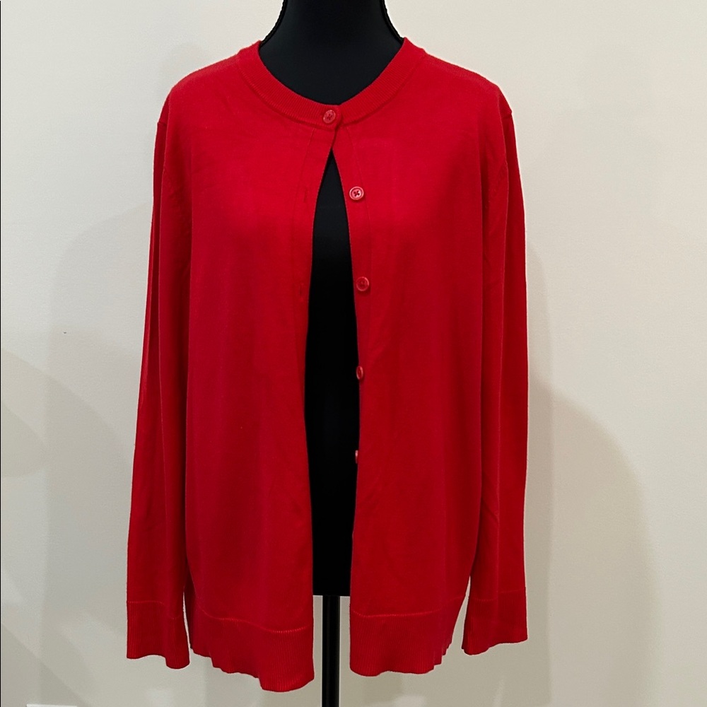 Lane Bryant Bold Red Women's Cardigan